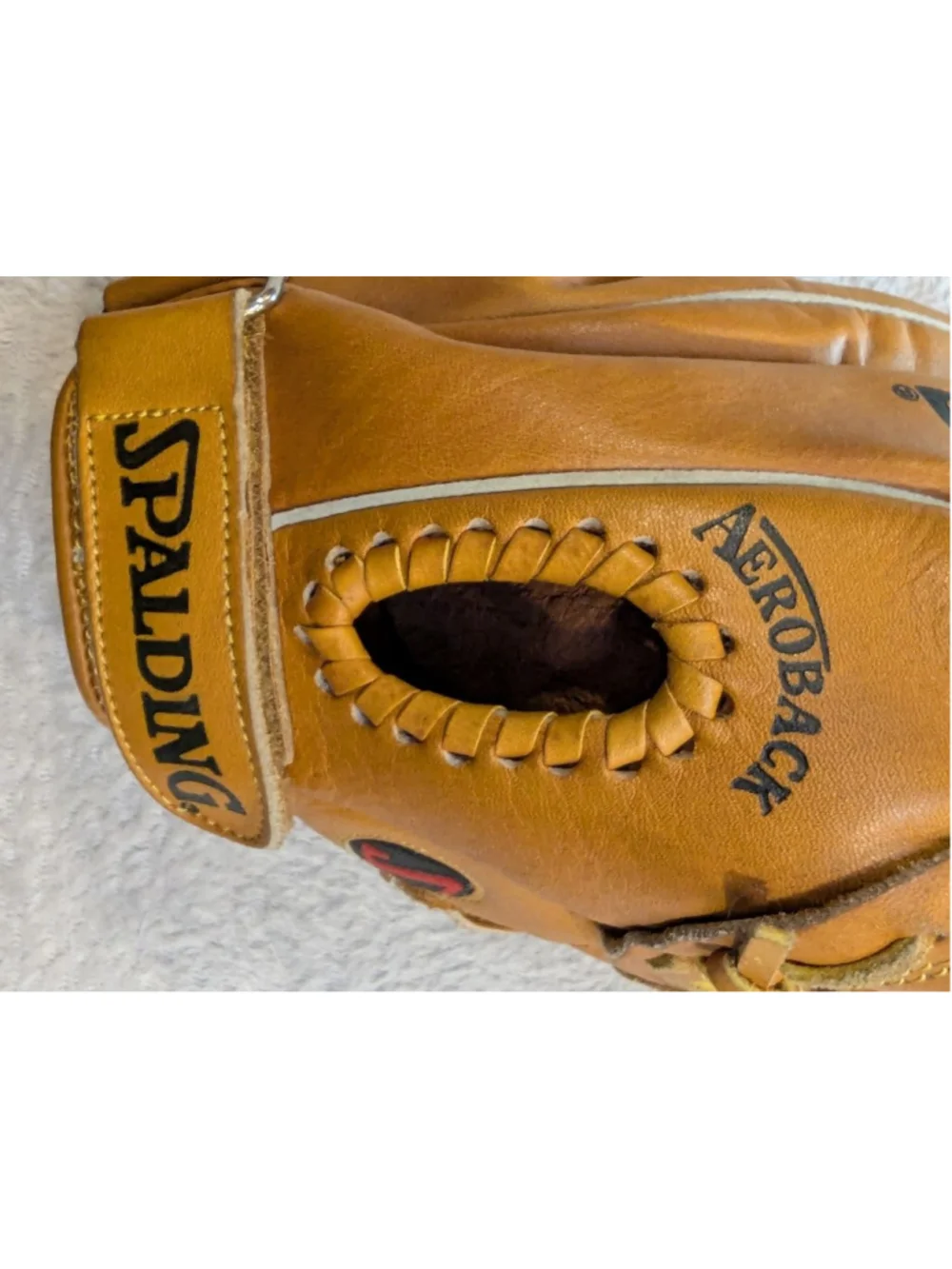 Men's Spalding Baseball Glove Brown Top Grain Leather Competition Series